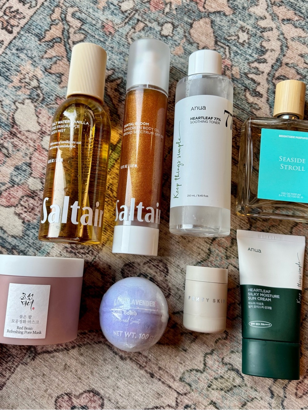 Beauty Bundle of 8 Products (Anua + Saltair + Fenty + Beauty of Joseon etc)